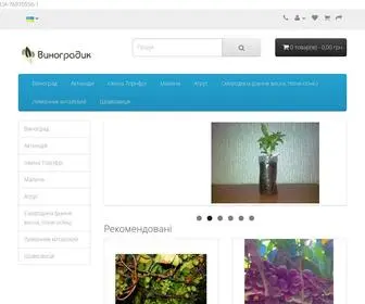 Vinogradik.kiev.ua(Саженцы винограда) Screenshot