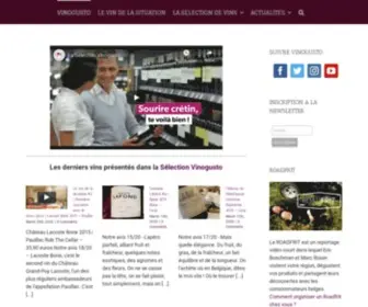 Vinogusto.com(Guide du vin pour les consommateurs) Screenshot