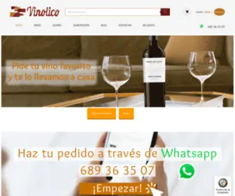 Vinolico.com(Tienda Online de vino de la mejor calidad y licores al mejor precio) Screenshot