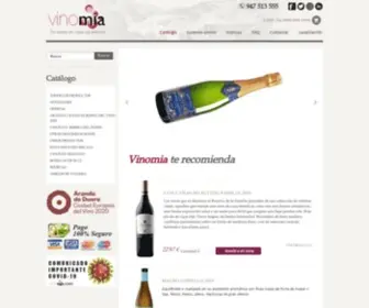 Vinomia.com(Tu tienda de vinos en Internet) Screenshot