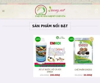 Vinong.net(Vinong sinh học Đức Bình) Screenshot