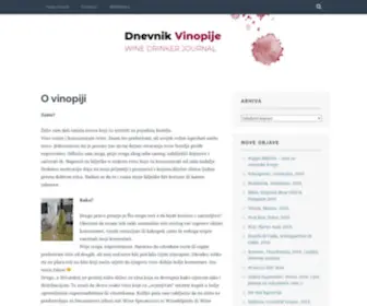 Vinopija.com(Wine drinker journal) Screenshot