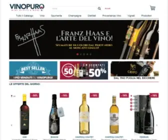 Vinopuro.com(Wine for sale) Screenshot