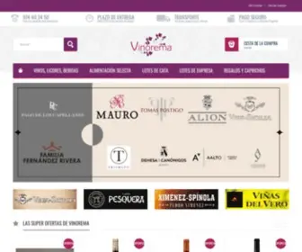Vinorema.com(Vinos Online) Screenshot