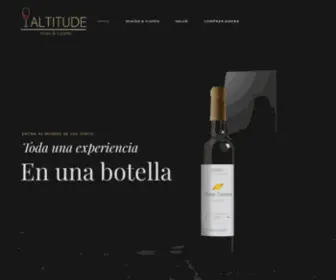 Vinosaltitude.com(Creadores de la mejor experiencia de compra en vinos) Screenshot