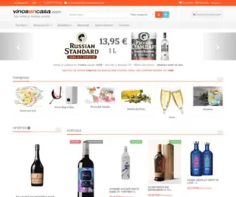 Vinosencasa.com(Comprar vinos) Screenshot