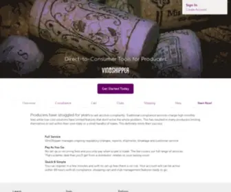 Vinoshipper.com(Wine) Screenshot