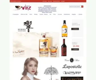 Vinoswine.cl(Vinos Wine) Screenshot