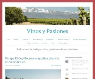 Vinosypasiones.com(Vinos y Pasiones) Screenshot