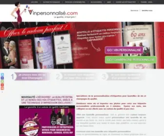 Vinpersonnalise.com(Étiquettes) Screenshot