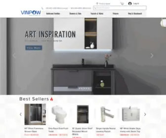 Vinpow.ca(Bathroom Vanities) Screenshot