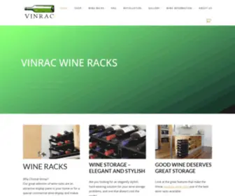 Vinrac.com.au(Wine Racks) Screenshot