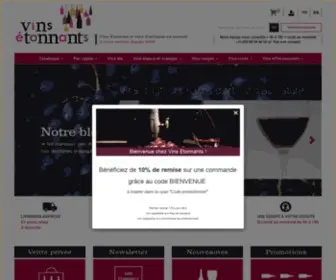 Vins-Etonnants.com(Vins) Screenshot