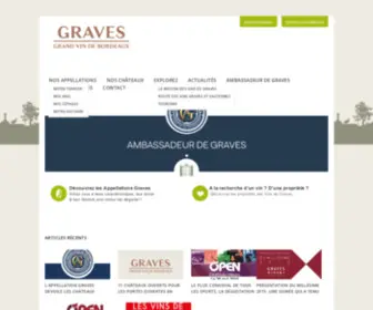 Vinsdegraves.com(Vins de Graves) Screenshot