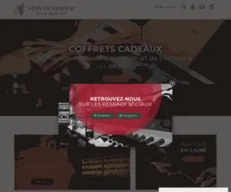 Vinsduvernay.com(Achat de vins en ligne) Screenshot