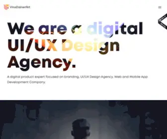Vinsdzinerart.com(Ui ux design company) Screenshot