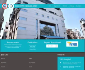 Vinshospital.com(VINS Hospital) Screenshot