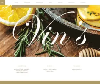 Vinsrestaurant.com(Vinskl) Screenshot