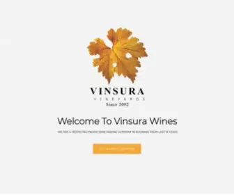 Vinsurawines.com(Vinsura Winery Private Limited) Screenshot