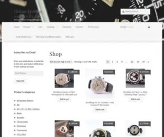 Vintage-Breitling.com(Vintage Breitling watches for sale) Screenshot