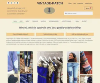 Vintage-Patch.co.uk(Upcycled, vintage and secondhand style for your sustainable wardrobe) Screenshot