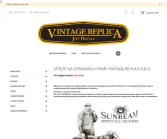 Vintage-Replica.cz(Vintage Replica) Screenshot