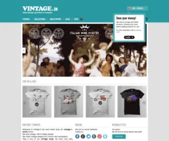 Vintage.it(Vintage t shirts online shop) Screenshot