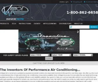 Vintageair.com(The inventors of performance air conditioning… vintage air) Screenshot