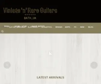 Vintageandrareguitars.com(Vintage and Rare Guitars) Screenshot