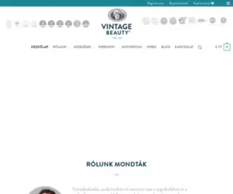 Vintagebeauty.hu(BIO, MAGYAR PRÉMIUM KOZMETIKA) Screenshot