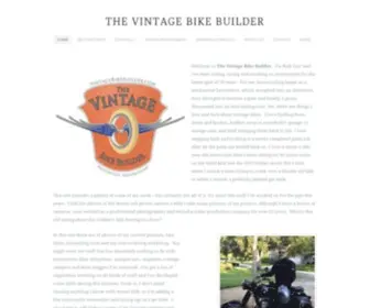 Vintagebikebuilder.com(THE VINTAGE BIKE BUILDER) Screenshot