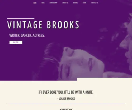 Vintagebrooks.com(The Official Site of Vintage Brooks) Screenshot