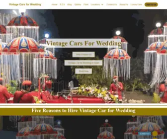 Vintagecarforwedding.com(Vintage Cars for Wedding) Screenshot