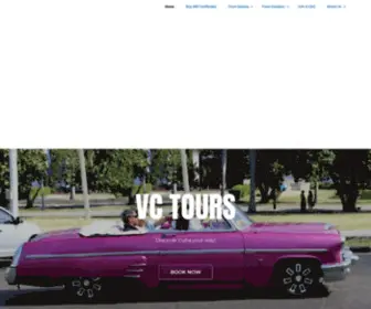 Vintagecarstours.com(Havana Tour and Transfers in Vintage Car) Screenshot