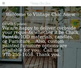 Vintagechiconline.com(Vintage Chic Anew) Screenshot