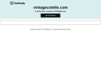 Vintagecolette.com(Trying to Connect your domain to your Wix site) Screenshot