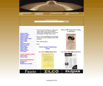 Vintagecymbalguide.com(Vintage Cymbal Guide) Screenshot