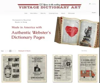 Vintagedictionaryart.com(Vintagedictionaryart) Screenshot