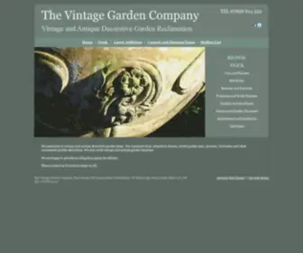 Vintagegardenco.com(Garden antiques) Screenshot