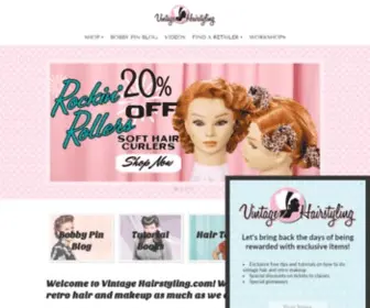 Vintagehairstyling.com(Vintage Hairstyling) Screenshot