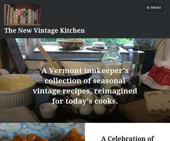 Vintagekitchen.org(A Vermont innkeeper's collection of seasonal vintage recipes) Screenshot