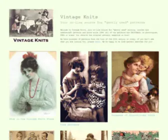 Vintageknits.com(Vintage Knits) Screenshot