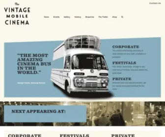 Vintagemobilecinema.co.uk(Vintage Mobile Cinema) Screenshot