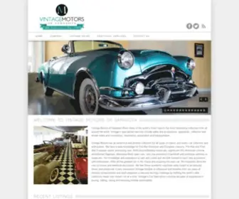 Vintagemotorssarasota.com(Vintage Motors of Sarasota) Screenshot