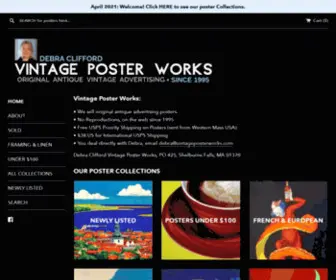 Vintageposterworks.com(Vintage Poster Works) Screenshot