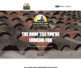 Vintagerooftiles.com(Vintage Roof Tile) Screenshot