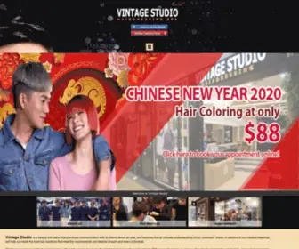 Vintagestudio.com.sg(Hairdressing Spa) Screenshot