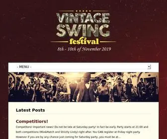 Vintageswingfestival.com(Vintage Swing Festival) Screenshot