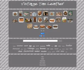 Vintagetanleather.com(Vintage Tan Leather) Screenshot