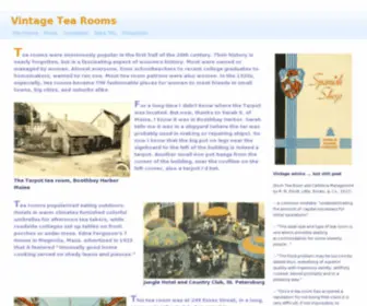 Vintagetearooms.net(Vintagetearooms) Screenshot